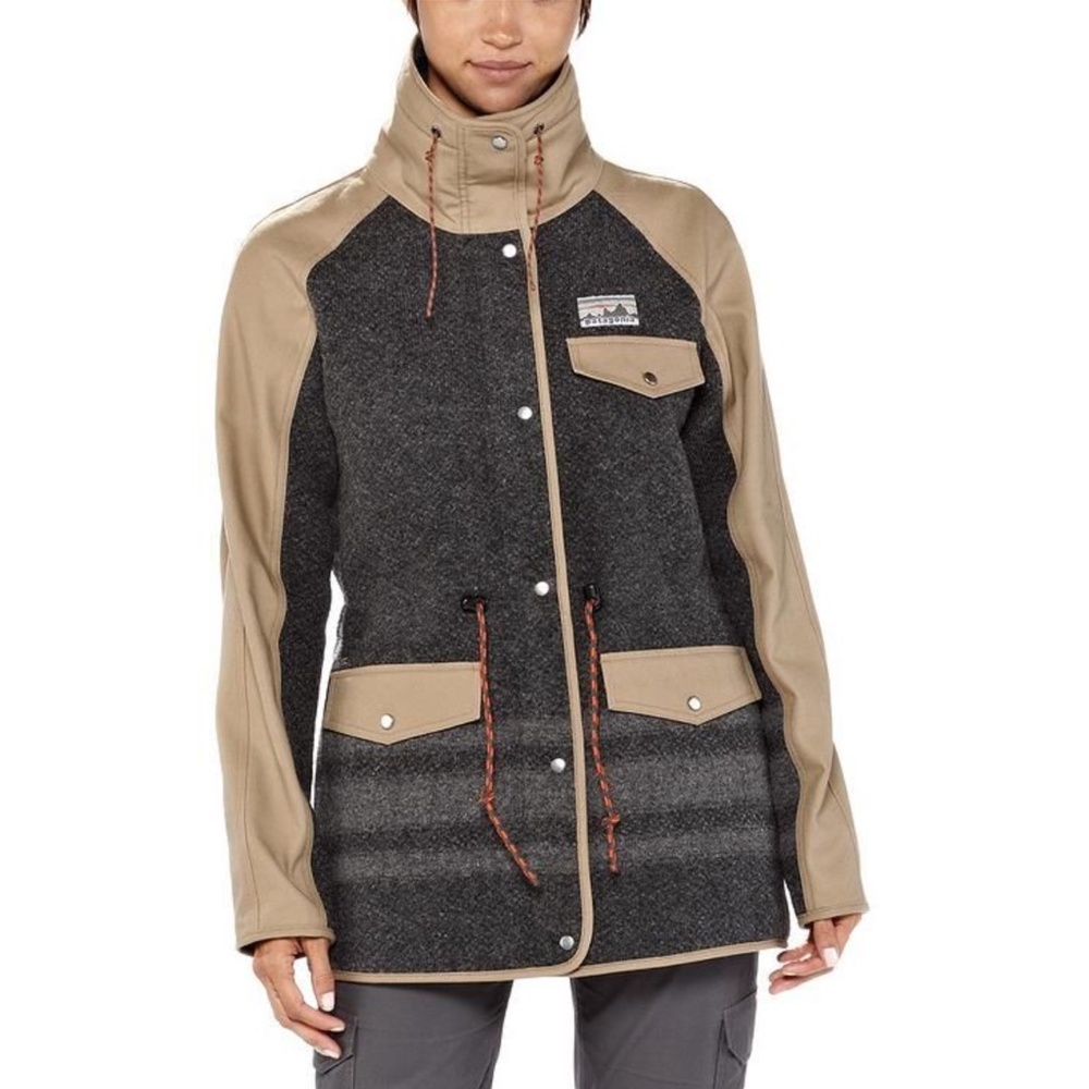 Reclaimed Wool & Canvas Parka Patagonia Vintage 40th Anniversary – XS